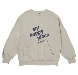 Tocoto Vintage  My Happy Place Brown Sweater