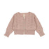 Lilette Pink Hearts Open Knit Cardigan