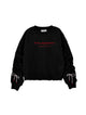 Philosophy Black LS Logo Sweatshirt