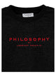 Philosophy Black LS Logo Sweatshirt