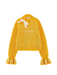 Philosophy Yellow Bow Sweater