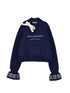 Philosophy Blue Bow Sweater