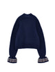 Philosophy Blue Bow Sweater