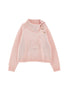 Philosophy Soft Pink Logo Button Sweater
