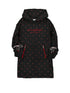 Philosophy Black LS Hooded Dress