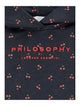 Philosophy Black LS Hooded Dress