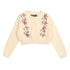 Belati Cream Crosstitch Embroidered Cardigan