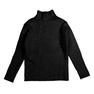 Belati Black Basic Mock Neck