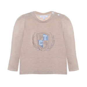 Patachou Logo Knit Boy Top