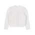 Papillon Ivory Puff Sleeve Button Cuff Sweater