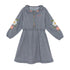 Bonton Chambray Gris Jida Dress