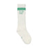 Parni S-01 White/Green LP Knee Socks