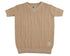 Noma Beige Cabled V Neck Knit With Triple Line Trim