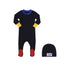 Parni PJ81 Navy/Blue Colorblock Footie