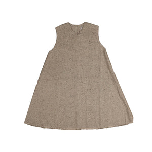 Noma Grey Tweed Jumper with Raw Edging Dress *color is a lighter color