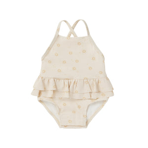 Quincy Mae Natural-Suns Ruffled 1Pc Swimsuit