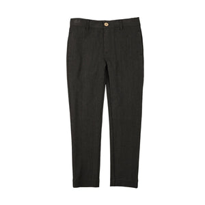 Noma Charcoal Herringbone Pants