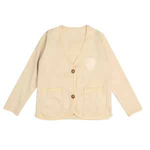 Belati Cream Scuba Jersey Jacket