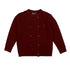 Belati Wine Cable Double Breasted Emblem Sweater