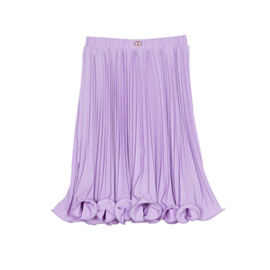 Twinset Pastel Violet Skirt with Length