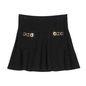 Twinset Black Knee Length Skirt