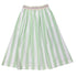 AO76 Light Green Sawa Stripe Skirt