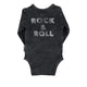 Piupiuchick  Faded Black w/ "Rock & Roll" print LS Body