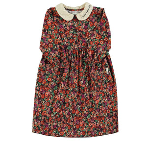 Piupiuchick Multicolor Flowers Long Dress (no words on neck)