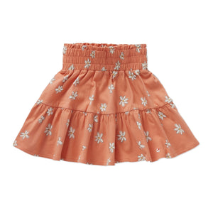 Sproet & Sprout Blush Daisies Print Smock Skirt