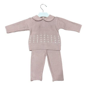 Dolce Goccia Mauve Pullover & Pant Set