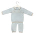 Dolce Goccia Light Blue/Tan Knit Set