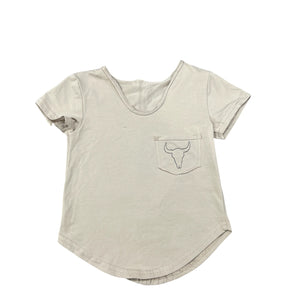 Booso Beige Simple Tee
