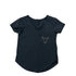 Booso Black Simple Tee