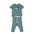 Wheat Stormy Sea Valdemar SS T-Shirt & Manfred Jersey Pants Set