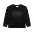 Sonia Rykiel Black Mini Me Rhinestones Logo Sweatshirt