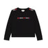 Sonia Rykiel Black Multi Rhinestones Knit Sweatshirt