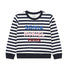 Sonia Rykiel White/Blue 2 Tone Stripes Sweater