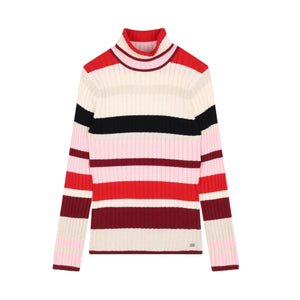 Sonia Rykiel Striped Turtleneck Sweater