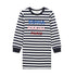 Sonia Rykiel Navy White Sleeve Dress