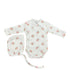 Bebe Organic Garden Pointelle Esme 2Pc Set Onesie + Hat