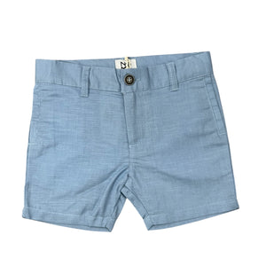 Noma Light Blue Linen Bermudas