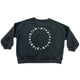 Piupiuchick Faded Black w/ Logo Print Sweatshirt
