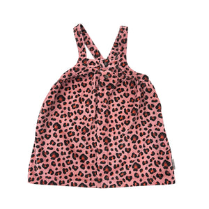 Piupiuchick Pink w/ Animal Print Short Dress w/ Straps