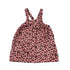 Piupiuchick Pink w/ Animal Print Short Dress w/ Straps