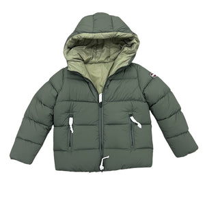Colmar Green Reversible Quilted Hooded Coat 3409