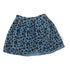 Piupiuchick Blue w/ Animal Print Short Skirt