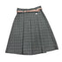 Imperial Grigio Skirt w/ Bambola Belt (Knee Length, Not Mini)