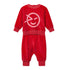 Wynken Ladybird Red Velour Baby Sweatshirt & Pants Set