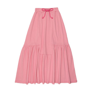 Kin+Kin K224 Hot Pink Striped Midi Skirt