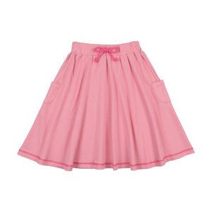 Kin+Kin K229 Hot Pink Striped Full Skirt